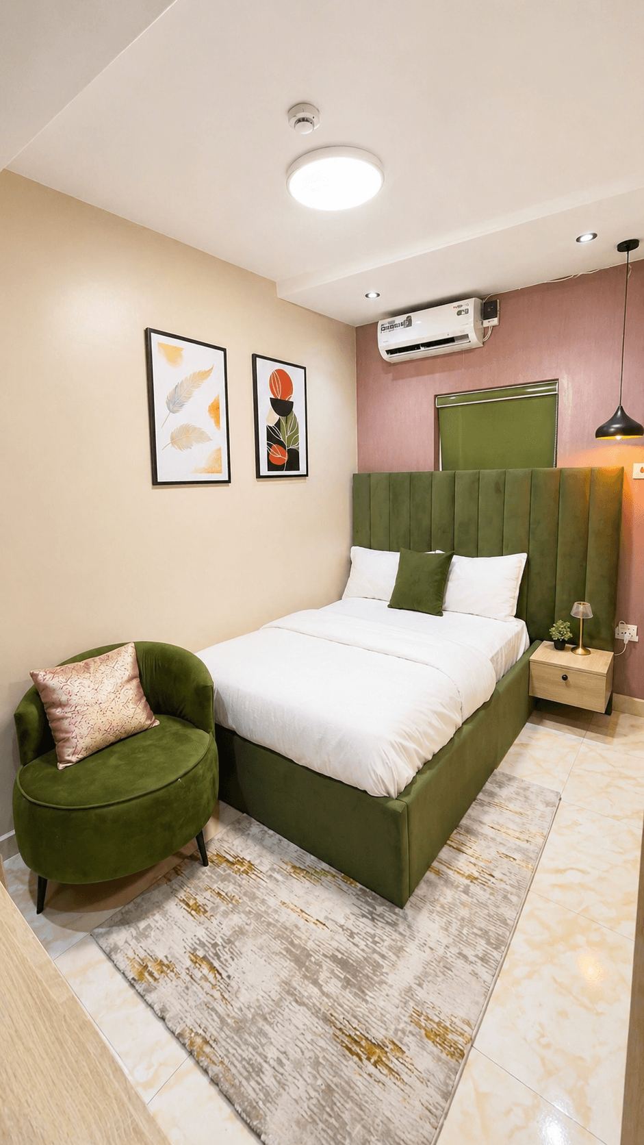Lekki Phase 1 Chic Double Room Fast Wifi Netflix Ac